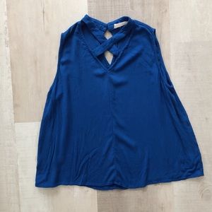Blue tank top